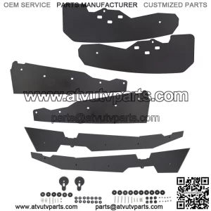 Extended Fender Flares Mud Flaps For 2014-2021 Polaris RZR XP 1000 & XP 1000 4 (For: Polaris)