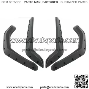 Set Of 4PCS PP Fender Flares For Polaris RZR 800 / 4 800 / 800 S 2008-10 Snap On (For: Polaris)