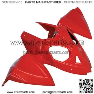 Front Fender Fighting Red for Polaris ATVs (For: Polaris)