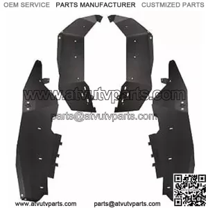 Front & Rear Fender Flare Kit for 2014-2022 Polaris RZR 1000 XP / XP 4 (For: Polaris)