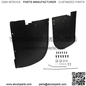 For 2013-2017 Polaris Ranger XP 900 XP 1000 Rear Mud Guards Fender Flares (For: Polaris)