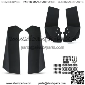 Mud Flaps Fender Flares for Polaris RZR XP 4 1000 2014-2018 Turbo UTV Simplified (For: Polaris)