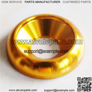 Golden aluminum alloy countersunk head gasket