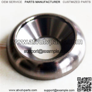 Silver aluminum alloy countersunk head gasket