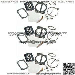 3X Carburetor Carb Rebuild Repair Kit for Kawasaki Ultra 150 900 1100 ZXi STXR STX-R 1100 STX 98-99 1100 ZXi 98-03 Replaces CDKCV