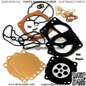 Aftermarket Fuel Pump/Carburetor Rebuild Kit - 38/40/42 Fits 1990 Kawasaki JS650 650SX