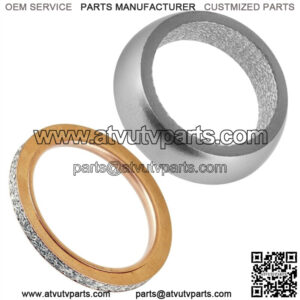Exhaust Muffler Silencer Pipe Gasket for Yamaha Viking VI YXC700 4X4 2015 - 2021