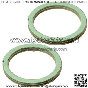 2 Exhaust Holder Gaskets for Kawasaki Prairie 700 KVF700 4X4 2004 2005 2006