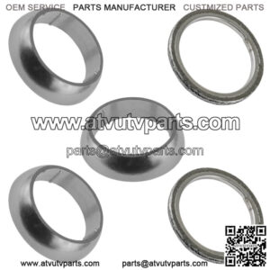 Exhaust Muffler Silencers Pipe Gasket Kit for Can-Am Commander 800 800R 2012-18 (For: Can-Am)