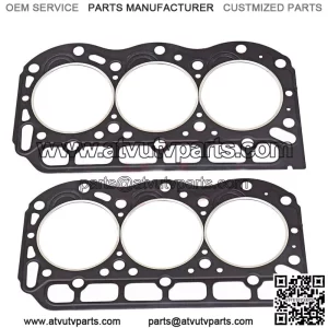 2X Diesel Trans Head Gasket For 1993-13 Kawasaki Mule 2510 3010 4010 11004-1350