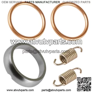 Exhaust Muffler Pipe Gasket and Spring Kit for Polaris Sportsman 1000 XP 2017-19 (For: Polaris)