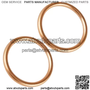 2 Exhaust Sealing Gasket for Polaris Sportsman 1000 XP / Touring 2015 - 2022 (For: Polaris)