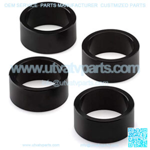 Fits Suzuki + 2.5" Lift Kit King Quad 400 + 450 + 500 + 700 + 750 + Vinson 500 + Eiger 400 + Outlander MAX MT ATV Suspension Lift (Black) T6 Billet