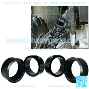 2.5" or 2" Inch Lift Spacer Kit For Honda Rancher Recon 230 250 300 350 400 420 ATV Suspension Lift Spacer Kit (Black, 2.5 Inch)