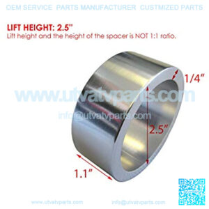 Bombardier Outlander MAX XT Brp ATV 2" or 2.5" Suspension Spacer Lift Kit (2.5 Inch, Alloy)