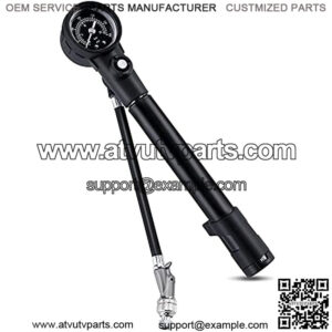2-in-1 Bike Tire Pump & Shock Pump for Mountain