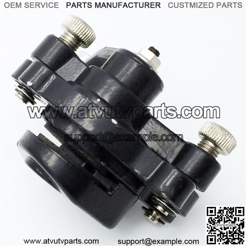 Front + Rear Disc Brake Calipers Pads 49cc Mini PIT Dirt Quad Pocket Rocket Bike(left opening) - Image 2