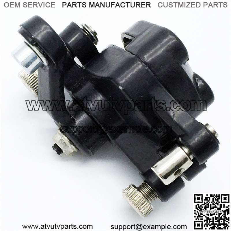 Front + Rear Disc Brake Calipers Pads 49cc Mini PIT Dirt Quad Pocket Rocket Bike(left opening) - Image 4