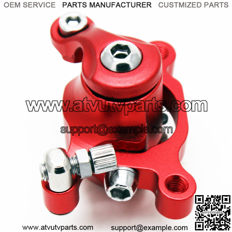 Red compact disc brake (right opening)