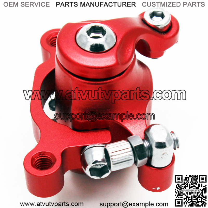 Red compact disc brake (left opening)