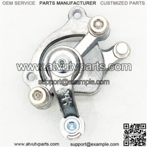 Silver Brake Caliper with Right Arm for Scooters & Mini Bikes