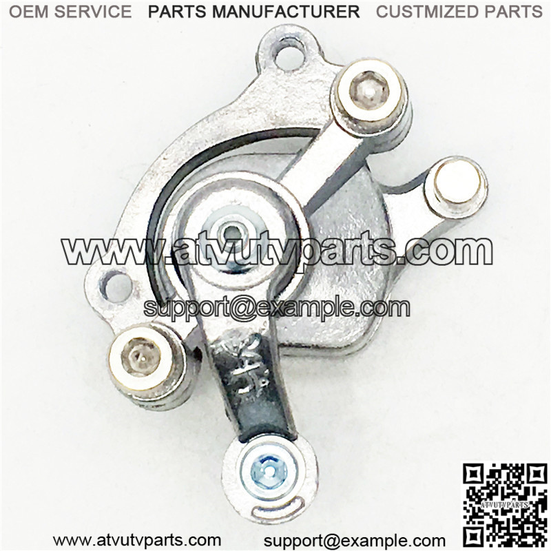 Silver Brake Caliper with Right Arm for Scooters & Mini Bikes