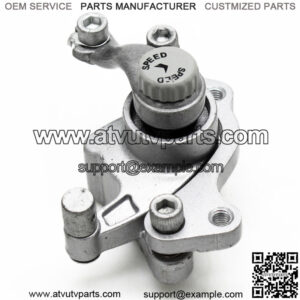 Silver disc brake (open in right)