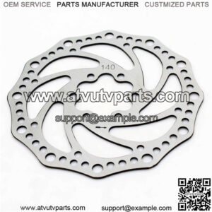 140mm 6 hole wave brake rotor
