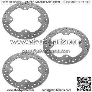 3x Front / Rear Brake Disc For Polaris Sportsman 550 2010-2014