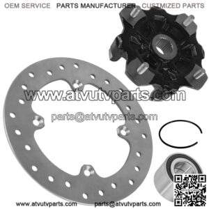 Front L or R Wheel Hubs & Brake Disc Kit For CanAm Defender HD10 2018 2019 (For: Can-Am)
