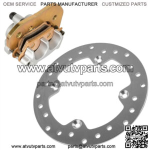 Front Left Brake Disc & Caliper for CanAm 705600999 705600861 (For: Can-Am)