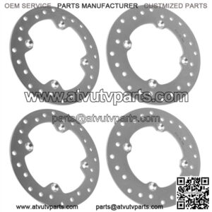 Front/Rear Brake Disc Set for CanAm Commander MAX 1000 4x4 DPS XT LTD 2014-2017 (For: Can-Am)