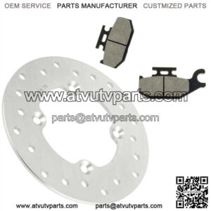 Rear Brake Disc Rotor W/ Pad For Can-Am Outlander 650/ MAX 650 2006 - 2015 (For: Can-Am)