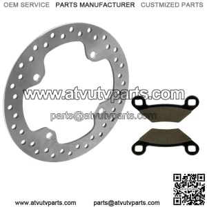 Front/ Rear Brake Disc w/Pad Polaris Sportsman 1000 XP Touring High Lifter 15-22 (For: Polaris)