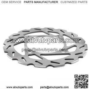 Front Rear Brake Disc for Yamaha YFM700 FGPDU Ducks Unlimited Edition/YFM700 Grizzly Auto 4x4 (Power steering) EPS 2007-2009