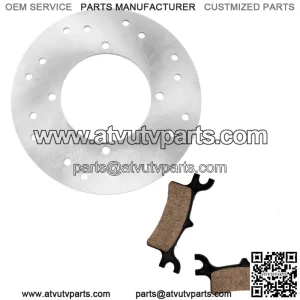 Rear Brake Disc Rotor W/ Pads for Polaris Sportsman 800 2005 2006 2007 (For: Polaris Sportsman 800)