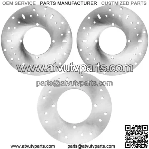 Front Rear Brake Disc Rotor for Polaris Sportsman 800 2005 2006 2007 (For: Polaris Sportsman 800)