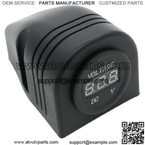 Single voltmeter for tent (red, blue, green)