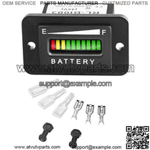 48V led Battery Indicator 48 Volt Battery Meter led Voltmeter Gauge led Digital Voltmeter for Golf Cart Club Car EZGO Yamaha
