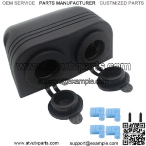 Tent double cigarette lighter seat