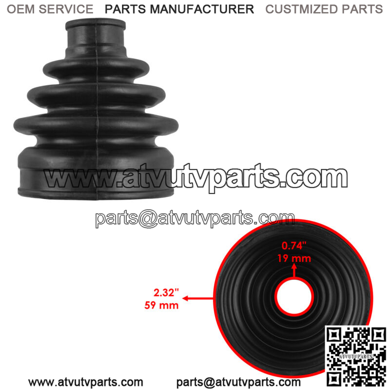 Front Axle Outer CV Boot Kit for Honda TRX500FPE Foreman 500 4X4 Es Eps 2007-09 - Image 2