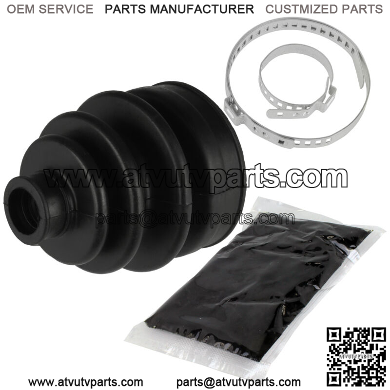 Front Axle Outer CV Boot Kit for Kawasaki Prairie 650 KVF650 4X4 2002 2003