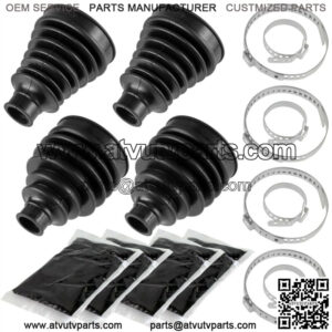 2x Front Axle CV Boot Kit Complete Left/Right for CanAm Outlander 500 EFI 2015