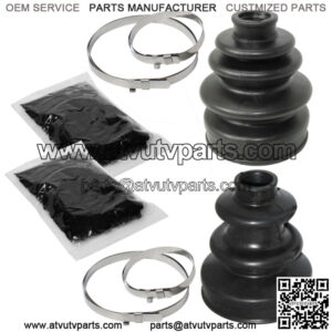 Front Inner Outer Axle CV Boot Kit for Honda TRX400FW Foreman 4X4 1995-2003