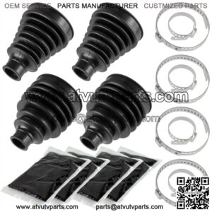 2x Front Axle CV Boot Kit Complete L/R for CanAm Renegade 500 570 EFI 2015-2018 (For: Can-Am)