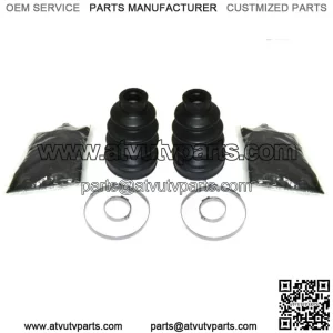 Front Inner CV Boot Kits for Kawasaki Bayou 300 400 & Mule 2510 3010, 49006-1320 (For: Kawasaki Mule 2510)