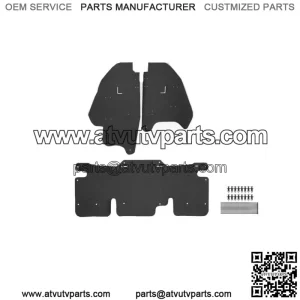 3 pcs Mud Guard Dust Shield For Honda Talon 1000R 1000X X4 SXS 2019-2022 PVC