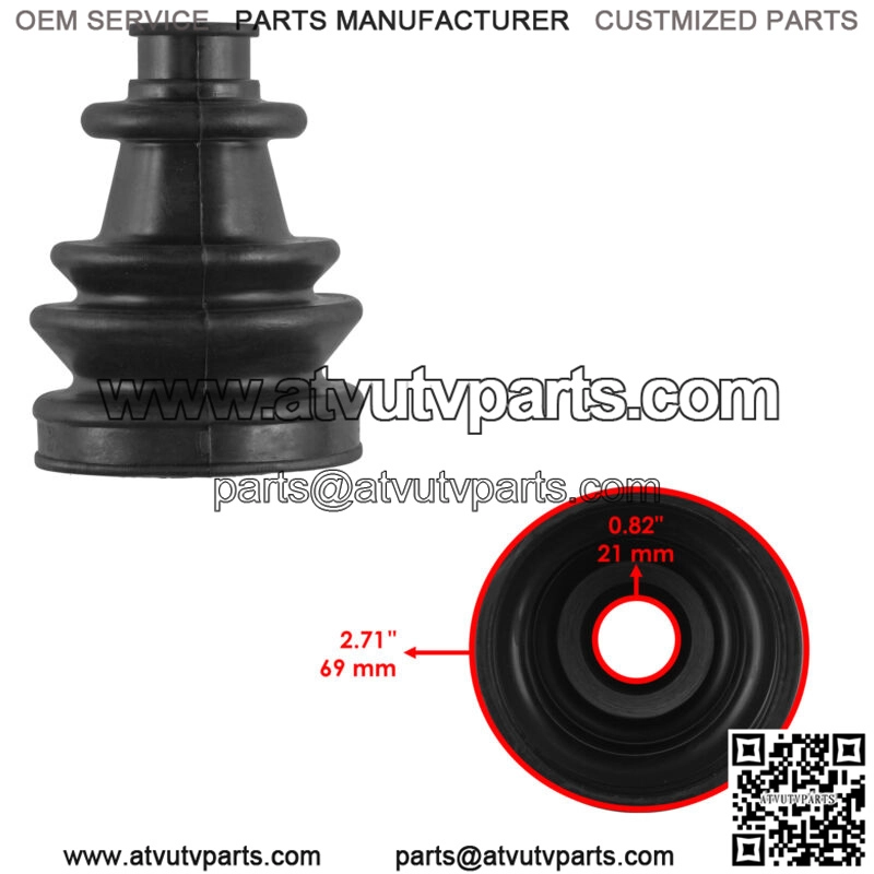 Front Axle CV Boot Kit for Polaris RZR XP 4 1000 Eps 2015 2016 (For: Polaris) - Image 2