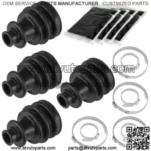 2 Front Right Left Axle CV Boot Kit for Polaris RZR XP 1000 Eps 2015 (For: Polaris)