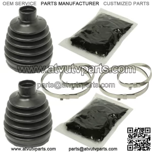 Rear Axle Inner And Outer CV Boot Kits for Polaris Sportsman 800 6X6 2009 2010 (For: Polaris Sportsman 800)